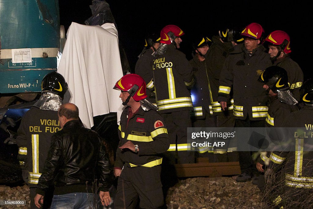 ITALY-ROMANIA-TRANSPORT-TRAIN-ACCIDENT-AGRICULTURE-WORKERS