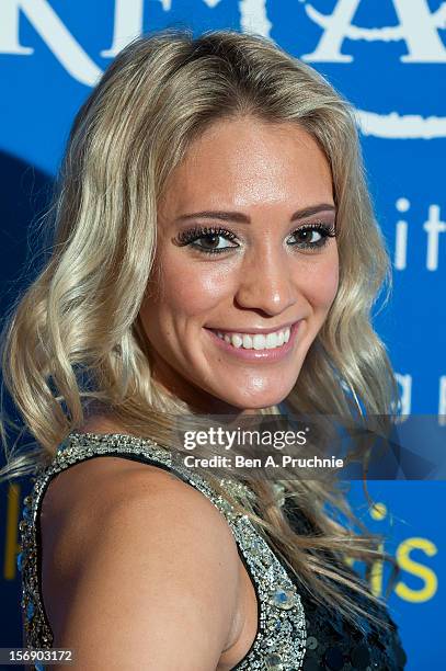 Jenna Randall attends Make-A-Wish Foundation UK Winter Ball 2012 held at The Dorchester on November 24, 2012 in London, England.