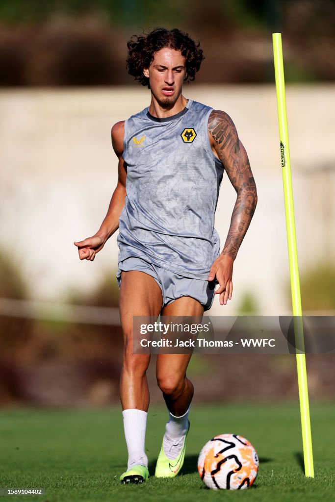 Wolves Silva Fabio Silva of Wolverhampton Wanderers runs with the ball during a ...