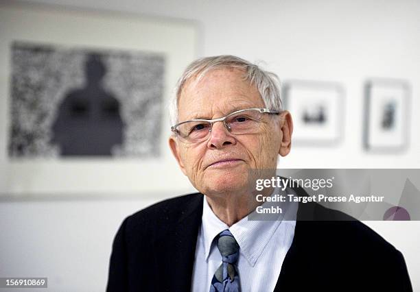 Photographer Steve Schapiro attends the Re-Opening of the JFK Museum Berlin on November 24, 2012 in Berlin, Germany.