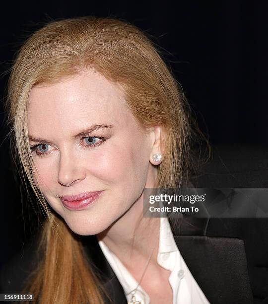 Actress Nicole Kidman attends "The Paperboy" Q&A with Nicole Kidman at Harmony Gold Theatre on November 24, 2012 in Los Angeles, California.