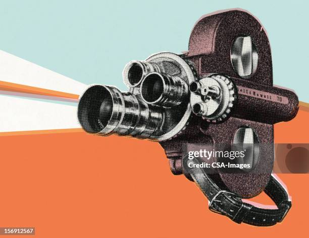 movie projector - film projector stock illustrations