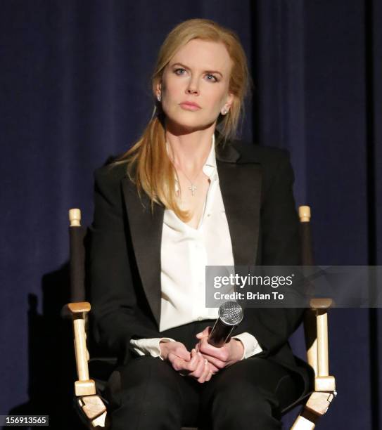 Actress Nicole Kidman attends "The Paperboy" Q&A with Nicole Kidman at Harmony Gold Theatre on November 24, 2012 in Los Angeles, California.