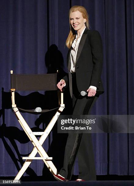 Actress Nicole Kidman attends "The Paperboy" Q&A with Nicole Kidman at Harmony Gold Theatre on November 24, 2012 in Los Angeles, California.