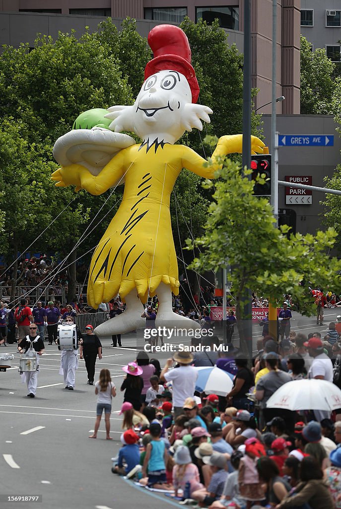 Santa Parade In Auckland