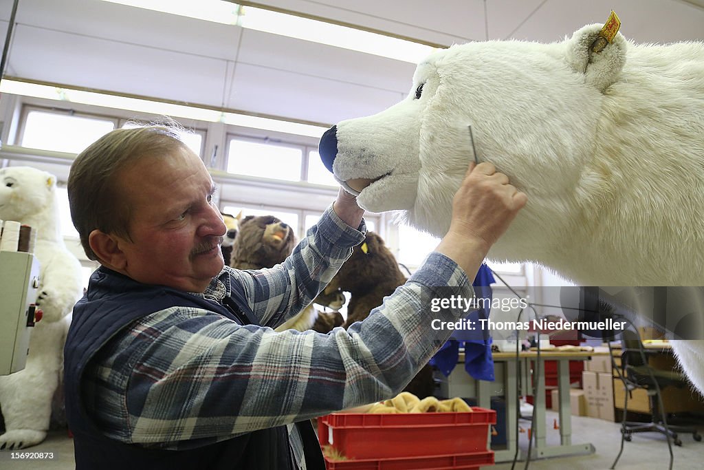 Traditional Teddy Bears Prepared Ahead of Festive Season