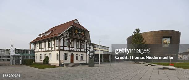 General view of the Steiff stuffed toy museum on November 23, 2012 in Giengen an der Brenz, Germany. Founded by seamstress Margarethe Steiff in 1880,...