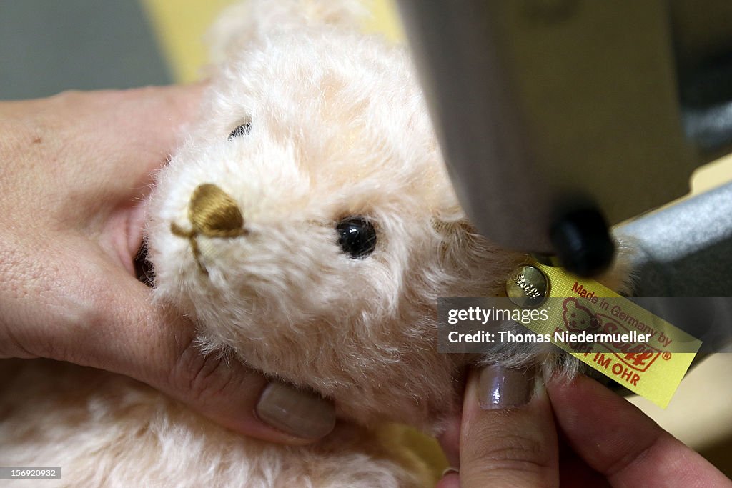 Traditional Teddy Bears Prepared Ahead of Festive Season