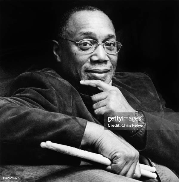 Portrait of drummer Billy Cobham, 2000s.