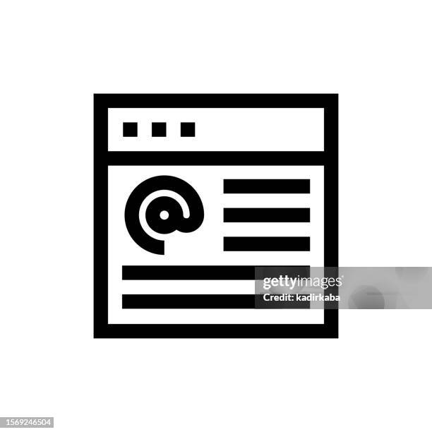 website line icon, design, pixel perfect, editable stroke. logo, sign, symbol. web design and development. - web designer stock illustrations
