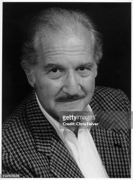 Portrait of writer Carlos Fuentes, San Francisco, California, 1998.