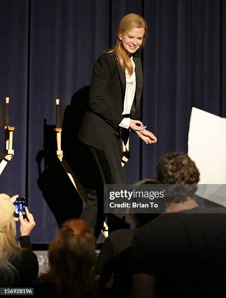 Actress Nicole Kidman attends "The Paperboy" Q&A with Nicole Kidman at Harmony Gold Theatre on November 24, 2012 in Los Angeles, California.