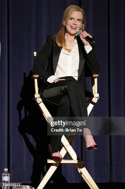 Actress Nicole Kidman attends "The Paperboy" Q&A with Nicole Kidman at Harmony Gold Theatre on November 24, 2012 in Los Angeles, California.