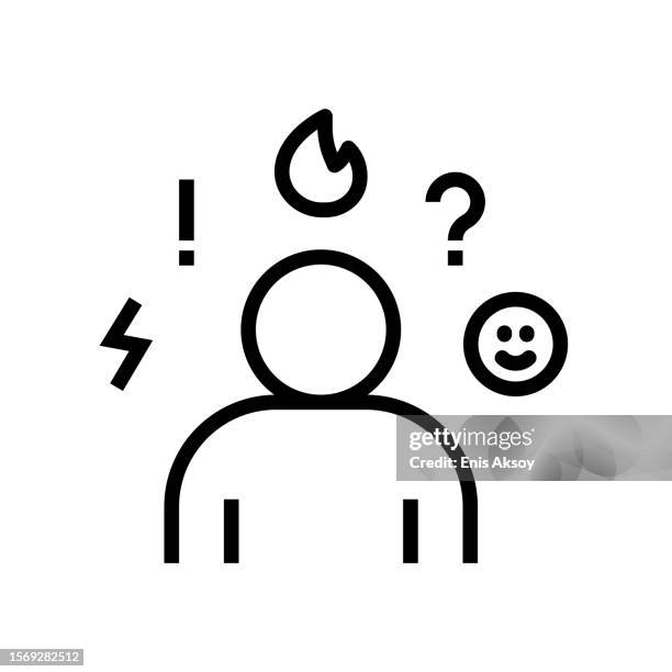 emotions - negative emotion stock illustrations