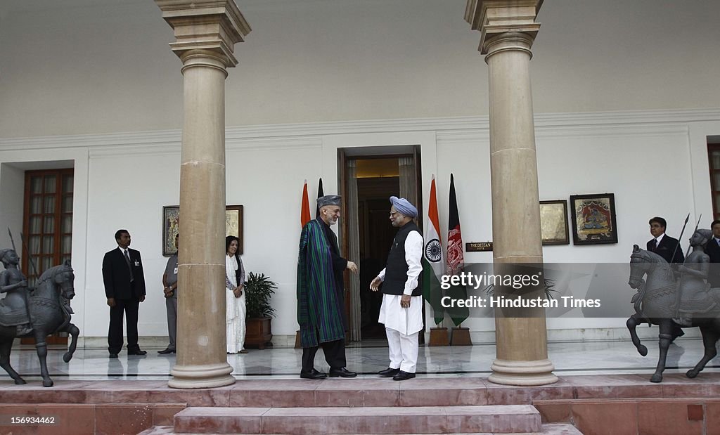 Agreement Singing Ceremony Between India And Afganistan