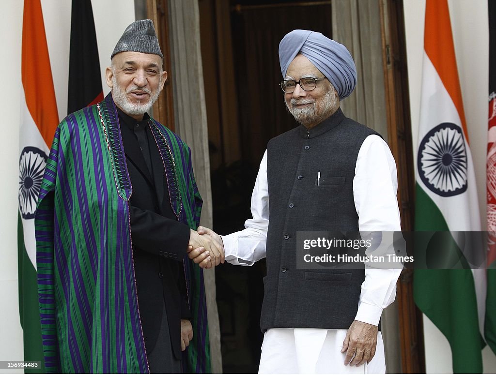Agreement Singing Ceremony Between India And Afganistan