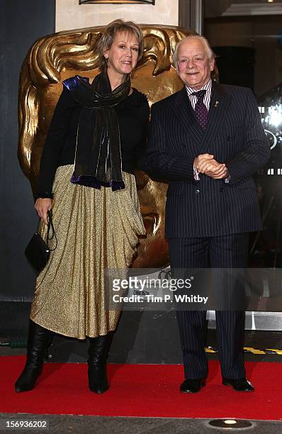 Gill Hinchcliffe and David Jason attend the British Academy Children's Awards at London Hilton on November 25, 2012 in London, England.
