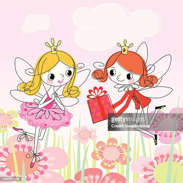 gift for fairy. - fairy costume stock illustrations