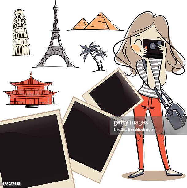 travel photo. - photographer stock illustrations