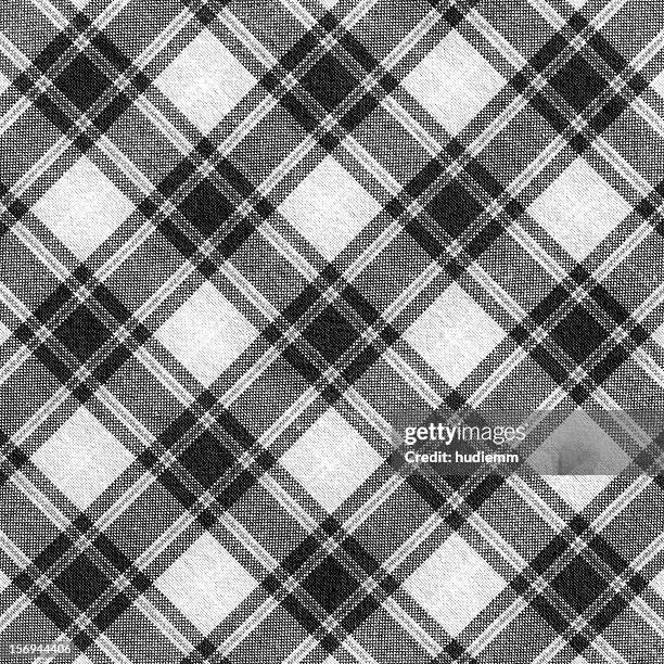 plaid fabric background textured (xxxl) - plaid stock pictures, royalty-free photos & images