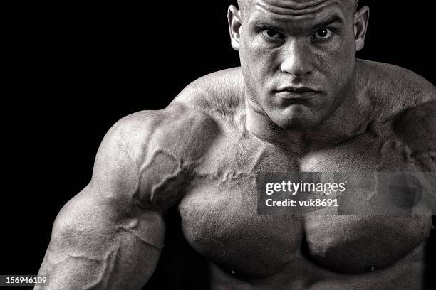 extreme guy - vein muscle stock pictures, royalty-free photos & images