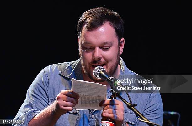 Michael Gladis performs at The Last Waltz Tribute Concert at The Warfield Theater on November 24, 2012 in San Francisco, California.