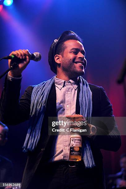 Twin Shadow performs at The Last Waltz Tribute Concert at The Warfield Theater on November 24, 2012 in San Francisco, California.