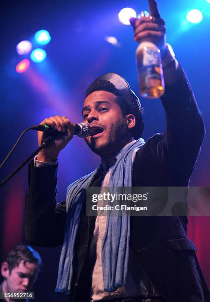 Twin Shadow performs at The Last Waltz Tribute Concert at The Warfield Theater on November 24, 2012 in San Francisco, California.