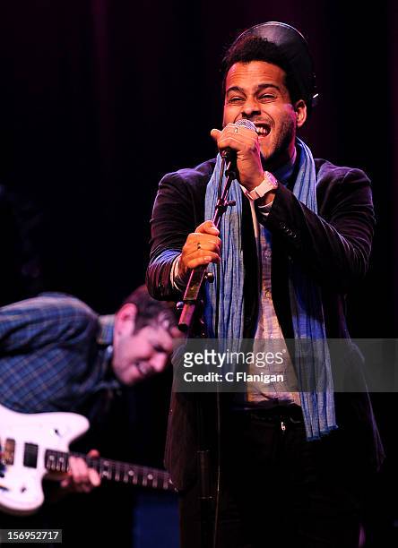 Twin Shadow performs at The Last Waltz Tribute Concert at The Warfield Theater on November 24, 2012 in San Francisco, California.
