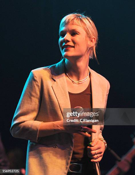 Trixie Whitley performs at The Last Waltz Tribute Concert at The Warfield Theater on November 24, 2012 in San Francisco, California.