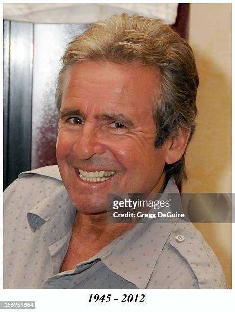Davy Jones appears at The Hollywood Collectors & Celebrities Show at the Burbank Airport Marriott Hotel & Convention Center on July 18, 2009 in...