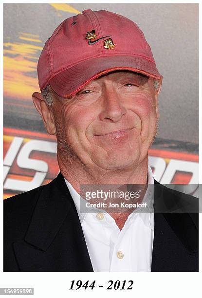 Director Tony Scott arrives at the Los Angeles Premiere "Unstoppable" at Regency Village Theatre on October 26, 2010 in Westwood, California. Tony...