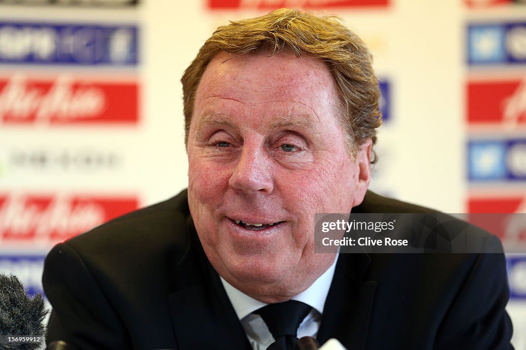 Harry Redknapp is Unveiled as New Queens Park Rangers Manager