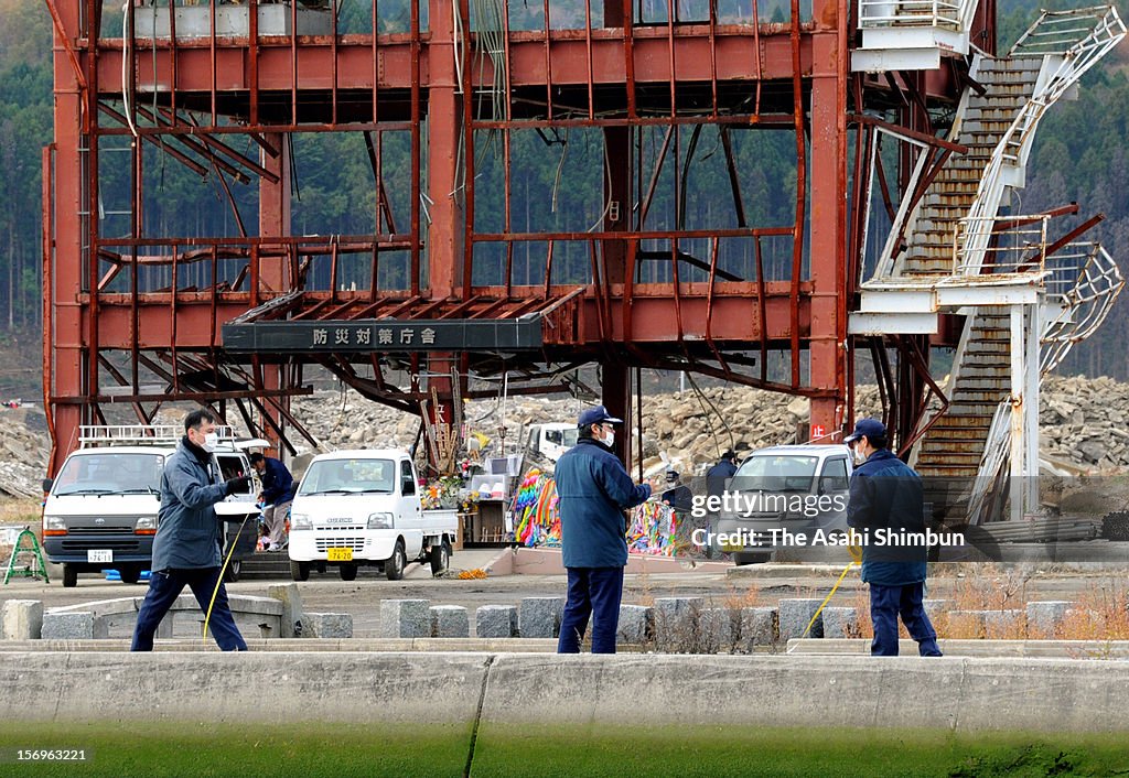 Police Investigate Former Minamisanriku Disaster Prevention Center