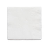 Blank papaer napkin