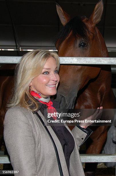 Bo Derek attends SICAB 2012, the International Horse Fair of Spain, on November 24, 2012 in Seville, Spain.