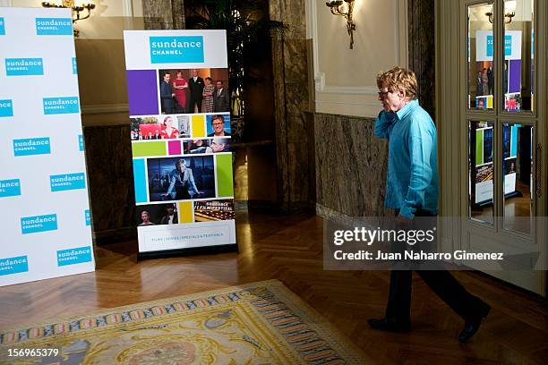 Robert Redford attends "Sundance Channel" photocall at Ritz Hotel on November 26, 2012 in Madrid, Spain.