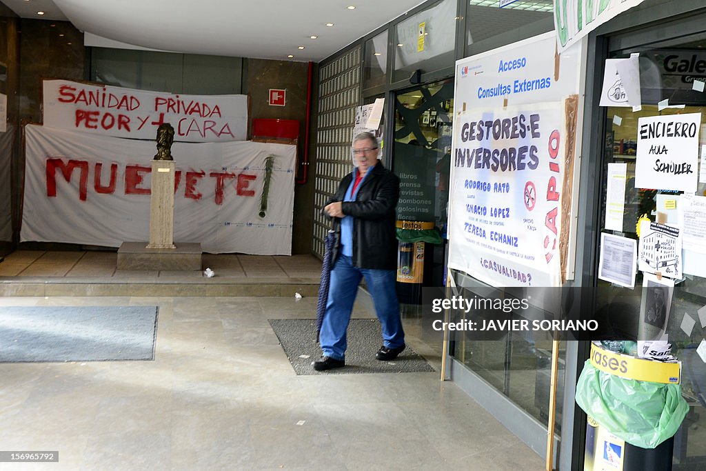 SPAIN-FINANCE-PUBLIC-DEBT-HEALTH-PROTEST