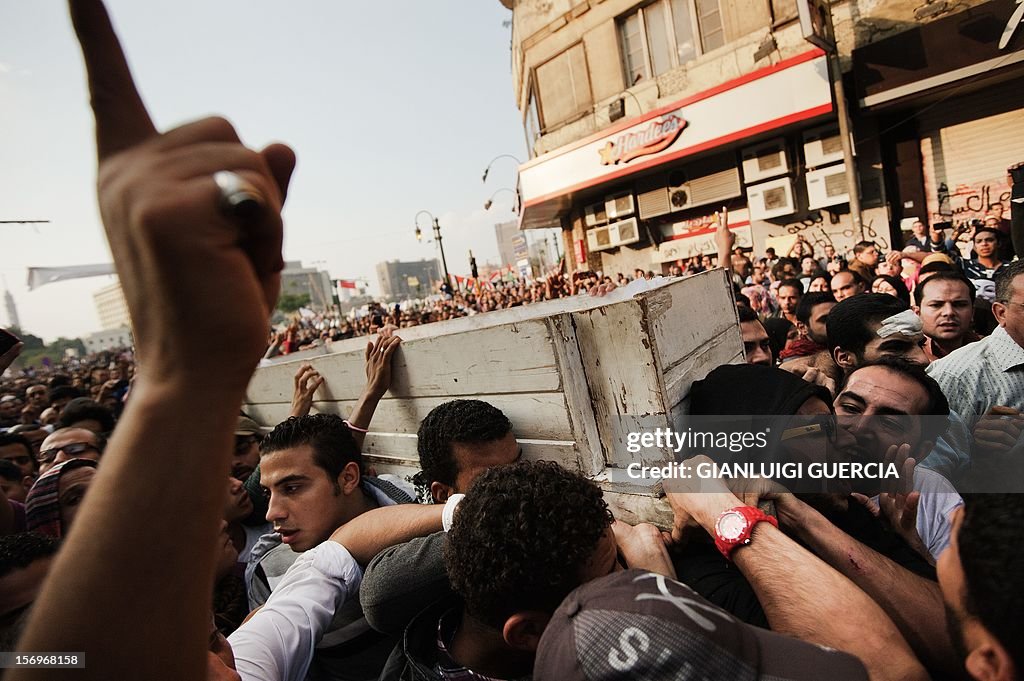 EGYPT-POLITICS-UNREST-FUNERAL