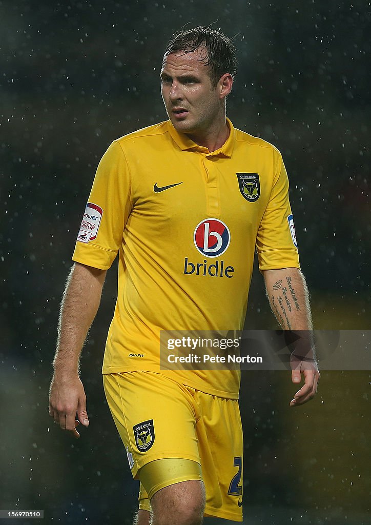 Oxford United v Northampton Town - npower League Two