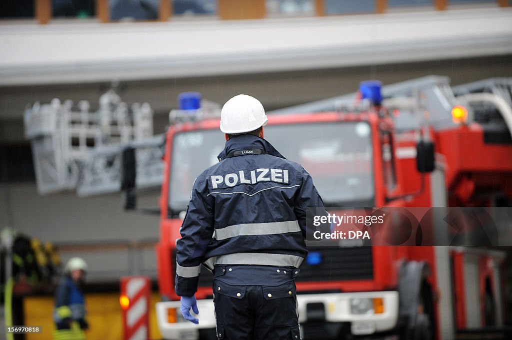 GERMANY-ACCIDENT-FIRE