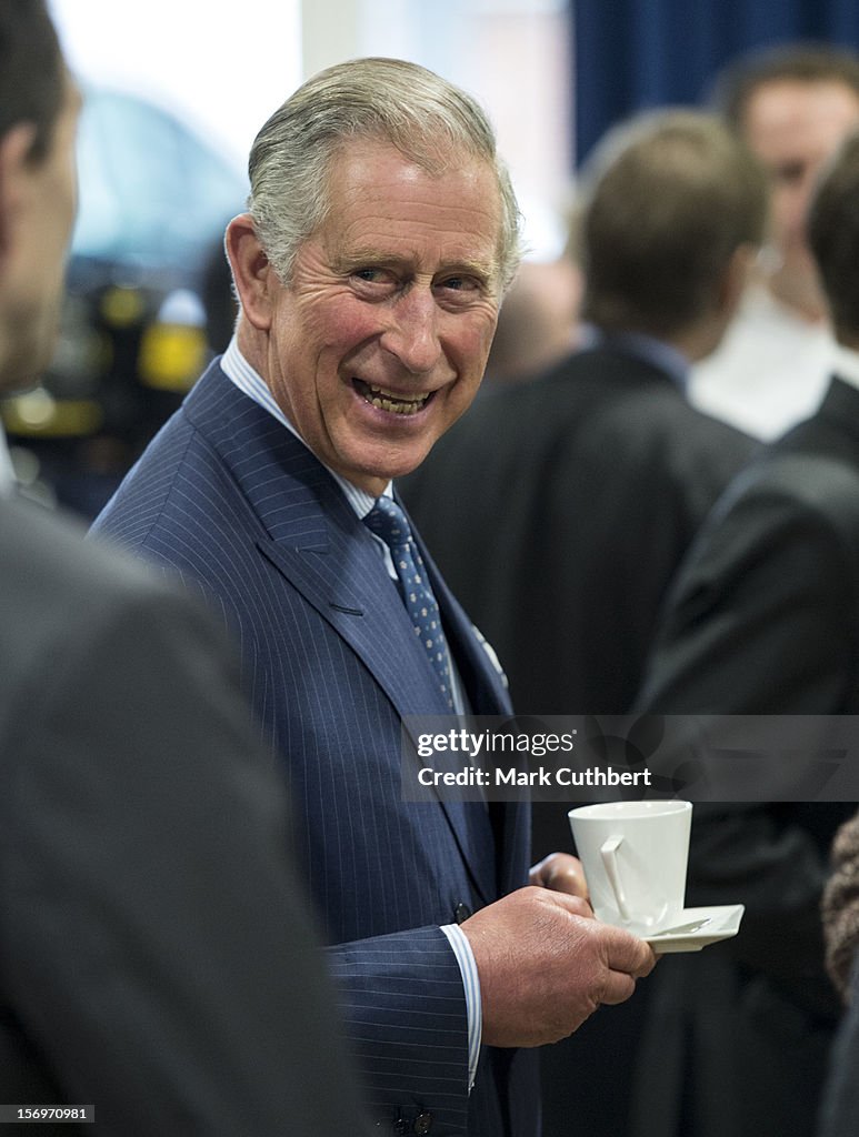 Prince Charles, Prince of Wales and Jamie Oliver Visit Carshalton Boys Sports College