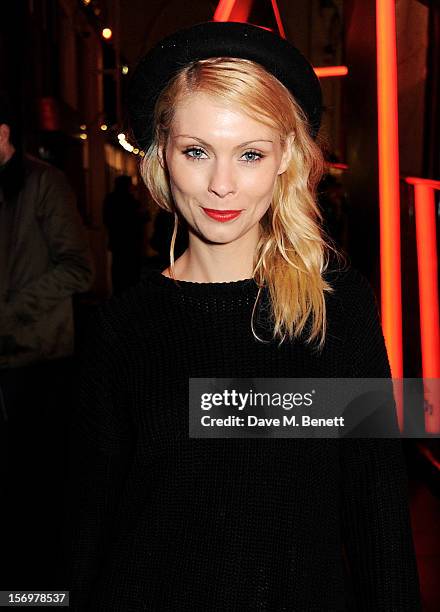 MyAnna Buring attends the UK Premiere of 'Sightseers' in association with Stella Artois at the London Transport Museum on November 26, 2012 in...