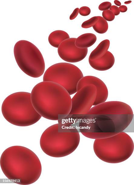 illustrazioni stock, clip art, cartoni animati e icone di tendenza di cellule del sangue - globulo rosso