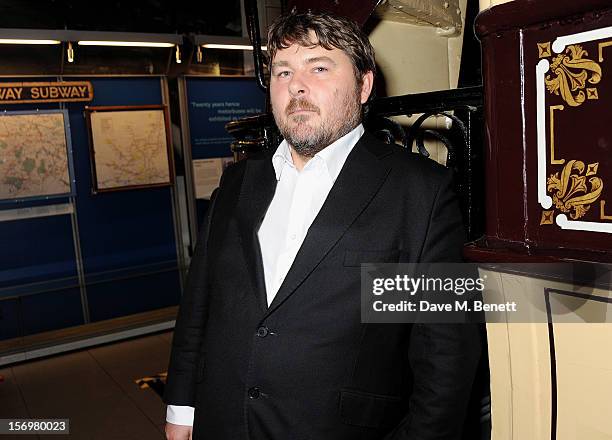 Director Ben Wheatley attends the UK Premiere of 'Sightseers' in association with Stella Artois at the London Transport Museum on November 26, 2012...