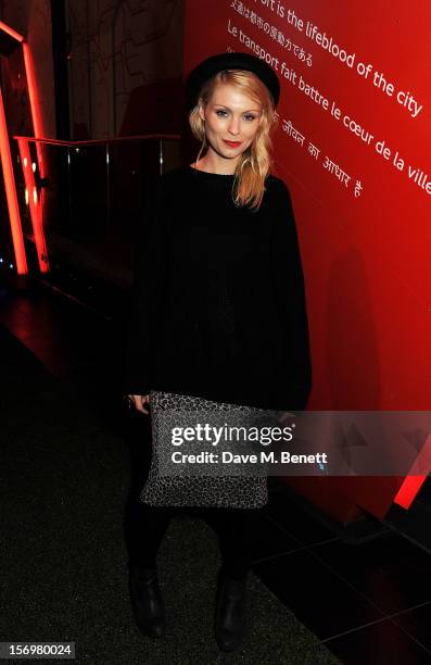 MyAnna Buring attends the UK Premiere of 'Sightseers' in association with Stella Artois at the London Transport Museum on November 26, 2012 in...