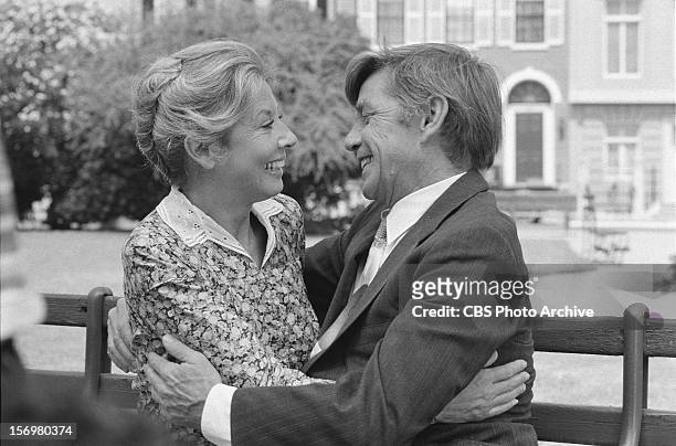 Michael Learned as Olivia walton and Ralph Waite as John Walton on "The Empty Nest". Image dated June 16, 1978.