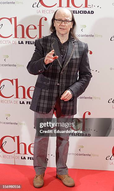 Santiago Segura attends 'El chef, la receta de la felicidad' premiere photocall at Palafox cinema on November 26, 2012 in Madrid, Spain.