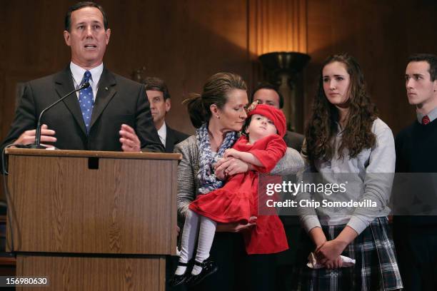 Former GOP presidential candidate and former Sen. Rick Santorum voices his opposition to the United Nations Convention on the Rights of Persons with...