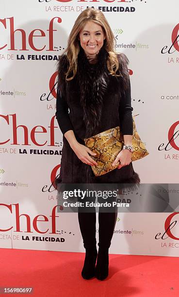 Marian Camino attends 'El chef, la receta de la felicidad' premiere photocall at Palafox cinema on November 26, 2012 in Madrid, Spain.